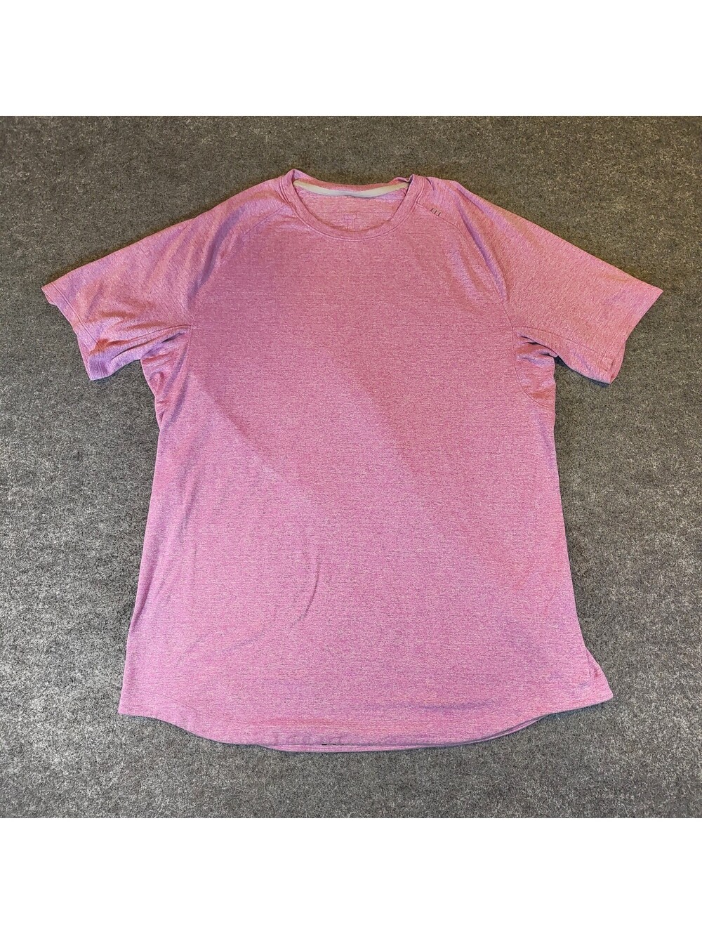 Lululemon Metal Vent Tech Men's Pink Heathered Athletic Workout T-Shirt Size L